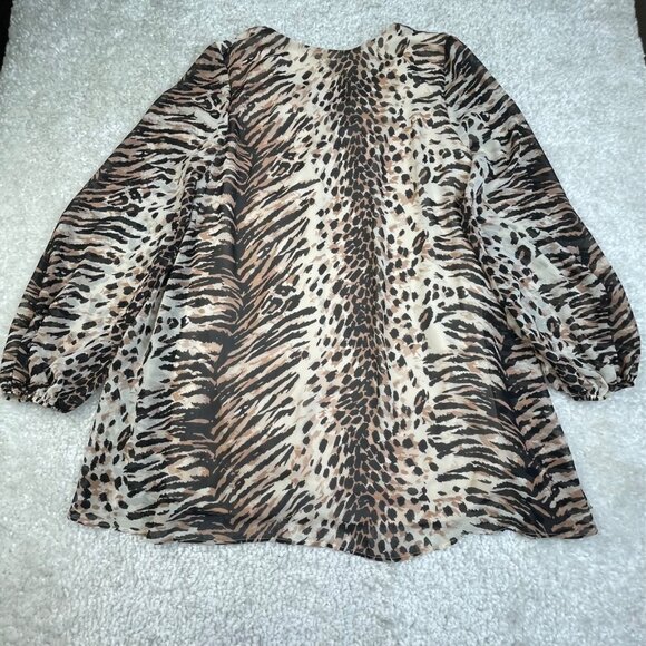 Show Me Your MuMu Thunderbird Leopard Animal Print Dress - Picture 3 of 7